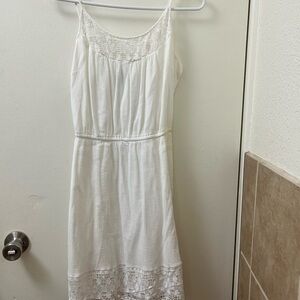 Old Navy White Lace Detail Dress
